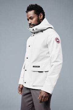 Chamarras Canada Goose Hombre Mexico - Lockeport Rompevientos Blancos FM5402869